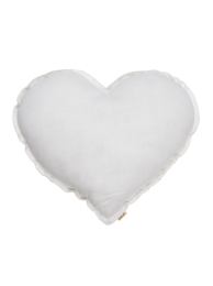 Numero74 - Heart Cushion - White