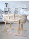 Ophelia - Moses basket natural vöggustandur