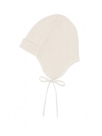 Selana - Merino Wool Cap - Cream
